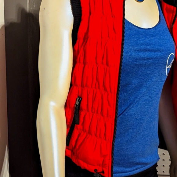 Puffer vest Calvin Klein Performanc jacket  vintage 2000s Y2Knew w/o tags large - Picture 4 of 4